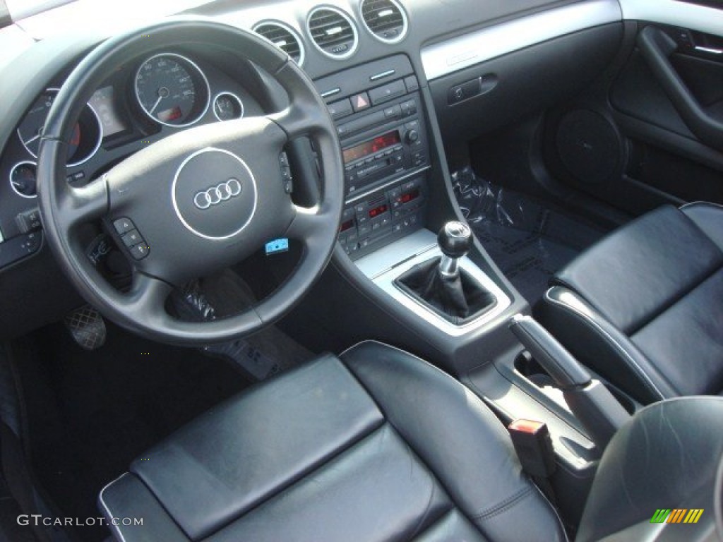 Black Interior 2006 Audi S4 4.2 quattro Cabriolet Photo #64717764