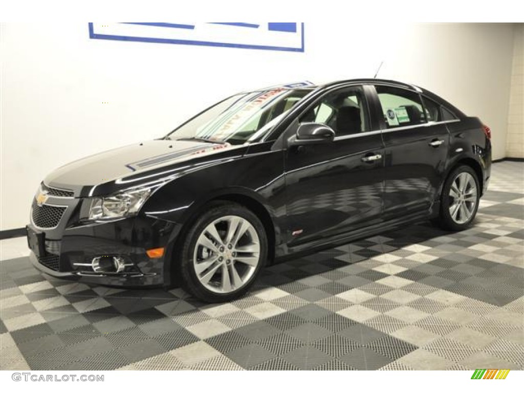 2012 Cruze LTZ/RS - Black Granite Metallic / Jet Black photo #1