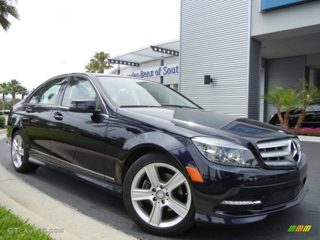 Capri Blue Metallic 2011 Mercedes-Benz C 300 Sport Exterior Photo #64719639