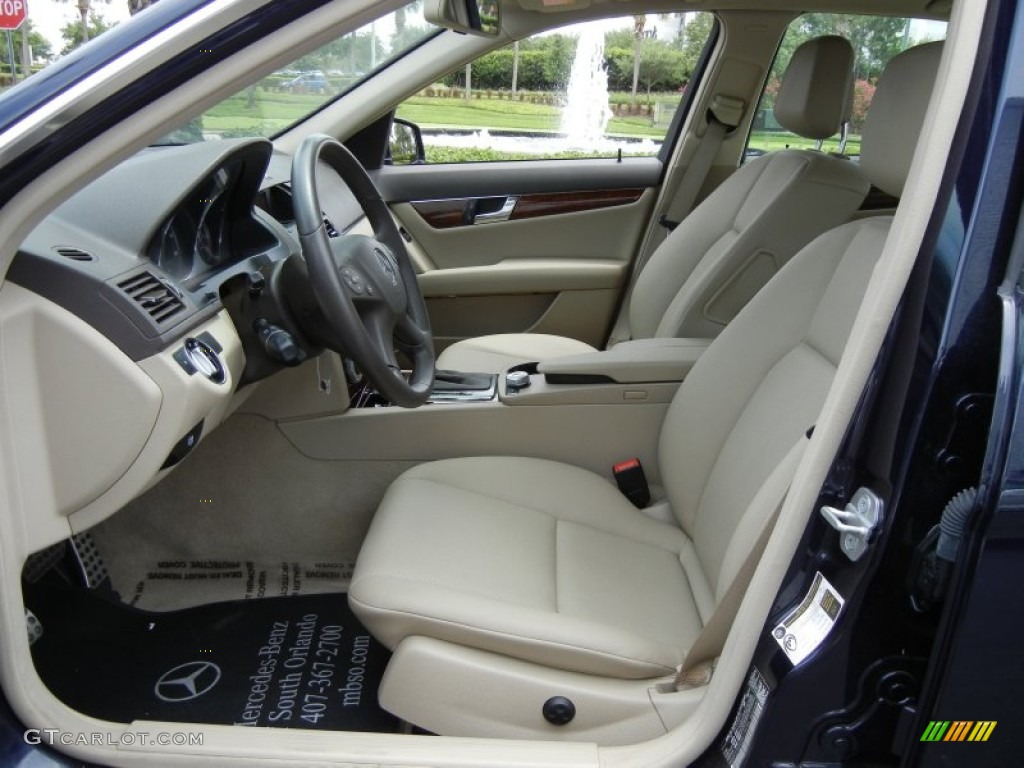 Almond/Mocha Interior 2011 Mercedes-Benz C 300 Sport Photo #64719696