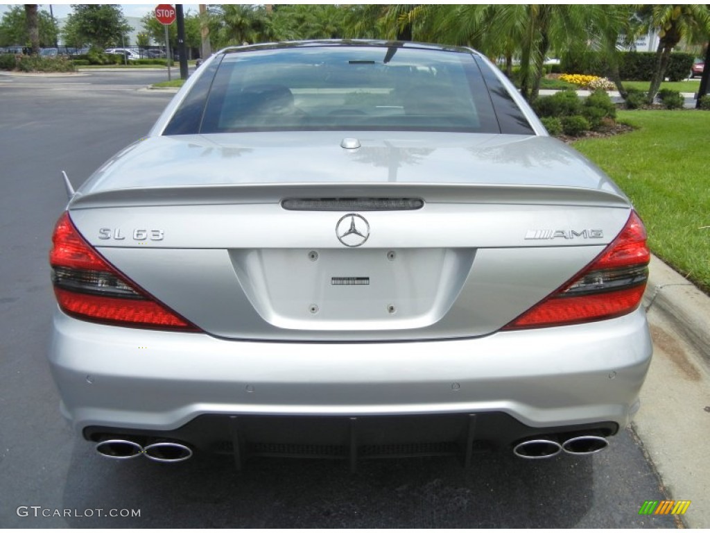 Iridium Silver Metallic 2009 Mercedes-Benz SL 63 AMG Roadster Exterior Photo #64720542