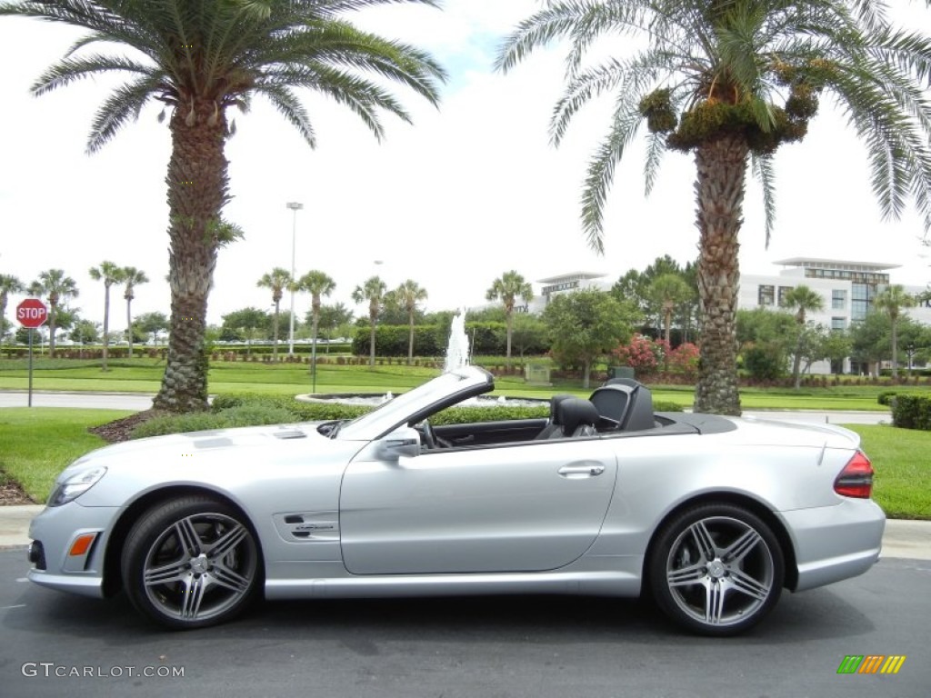 Iridium Silver Metallic 2009 Mercedes-Benz SL 63 AMG Roadster Exterior Photo #64720560