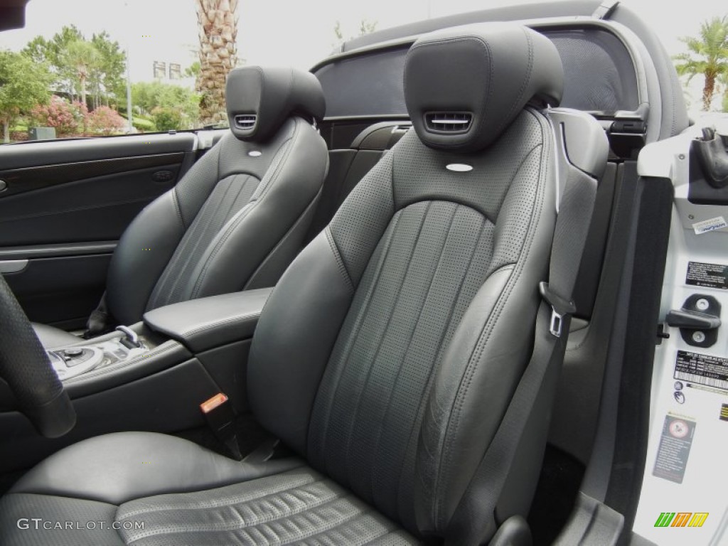 Black Interior 2009 Mercedes-Benz SL 63 AMG Roadster Photo #64720632