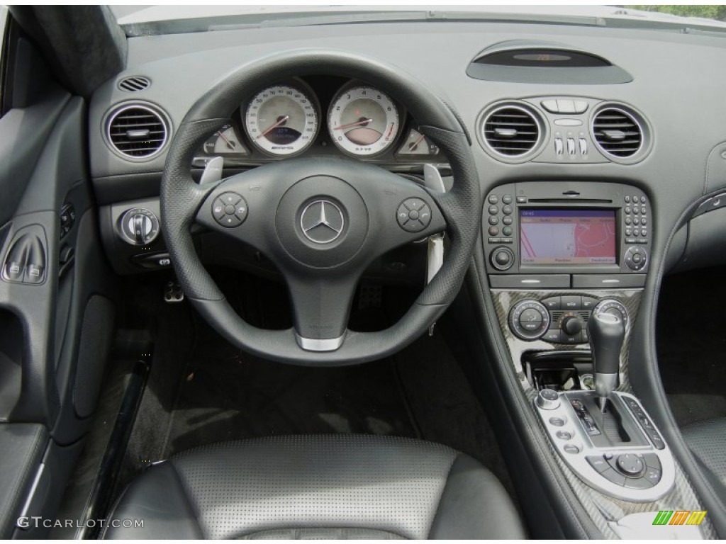 2009 Mercedes-Benz SL 63 AMG Roadster Black Dashboard Photo #64720677