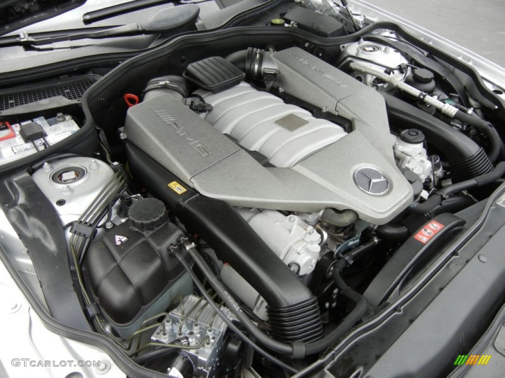 2009 Mercedes-Benz SL 63 AMG Roadster 6.3 Liter AMG DOHC 32-Valve VVT V8 Engine Photo #64720752