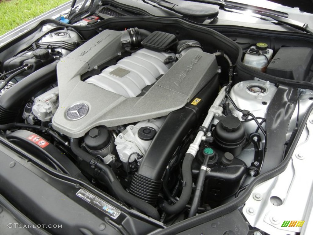2009 Mercedes-Benz SL 63 AMG Roadster 6.3 Liter AMG DOHC 32-Valve VVT V8 Engine Photo #64720755