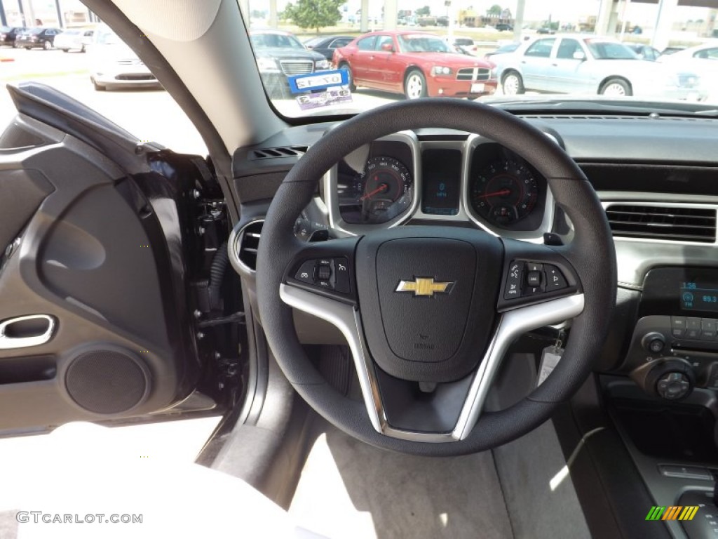 2012 Camaro LT Coupe - Black / Gray photo #10