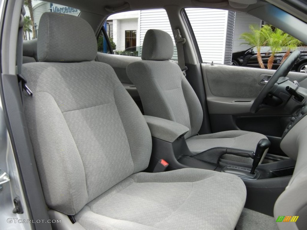 2002 Accord LX Sedan - Satin Silver Metallic / Quartz Gray photo #17