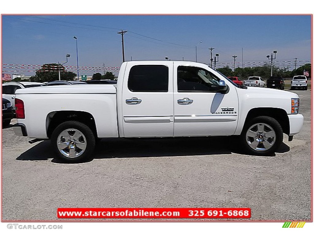 2009 Silverado 1500 LT Texas Edition Extended Cab - Summit White / Light Titanium photo #11