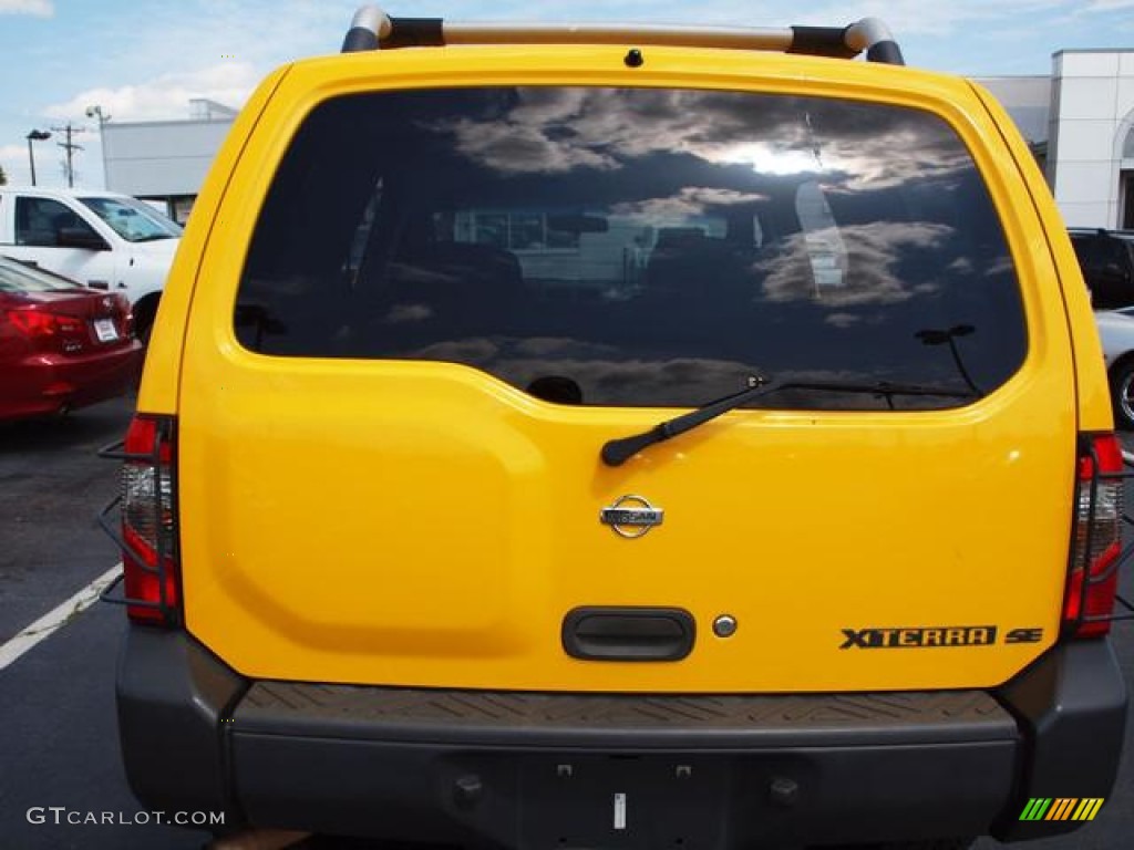 2001 Xterra SE V6 - Solar Yellow / Dusk Gray photo #5