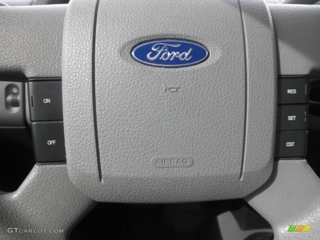 2005 F150 XLT Regular Cab 4x4 - Silver Metallic / Medium Flint Grey photo #10