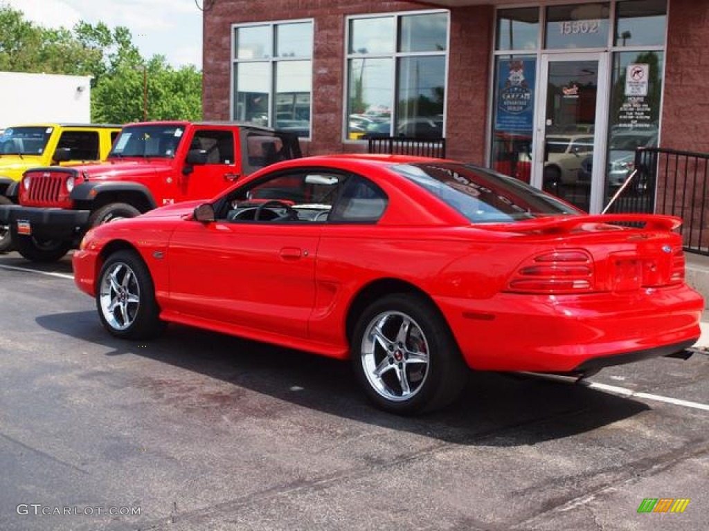 1994 Mustang GT Coupe - Rio Red / Grey photo #2