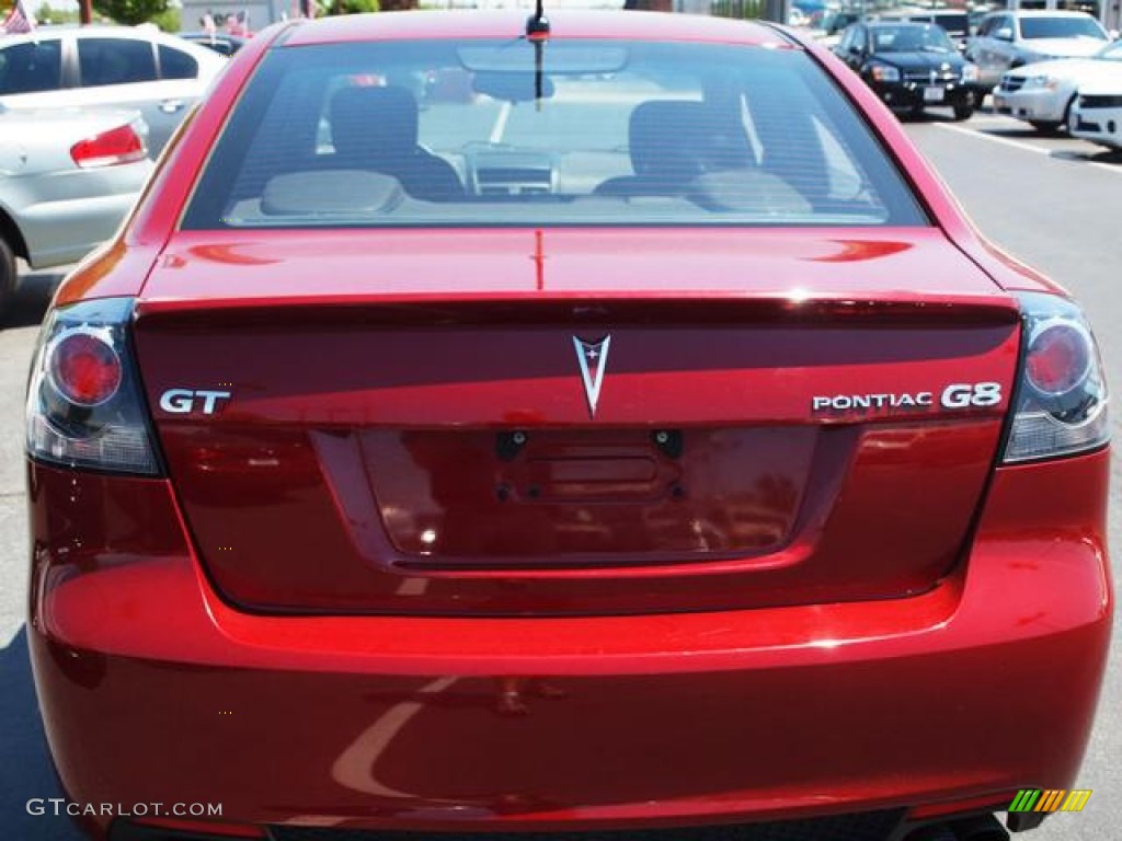 2009 G8 GT - Sport Red Metallic / Onyx photo #6