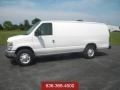 Oxford White 2008 Ford E Series Van E250 Super Duty Commericial Extended