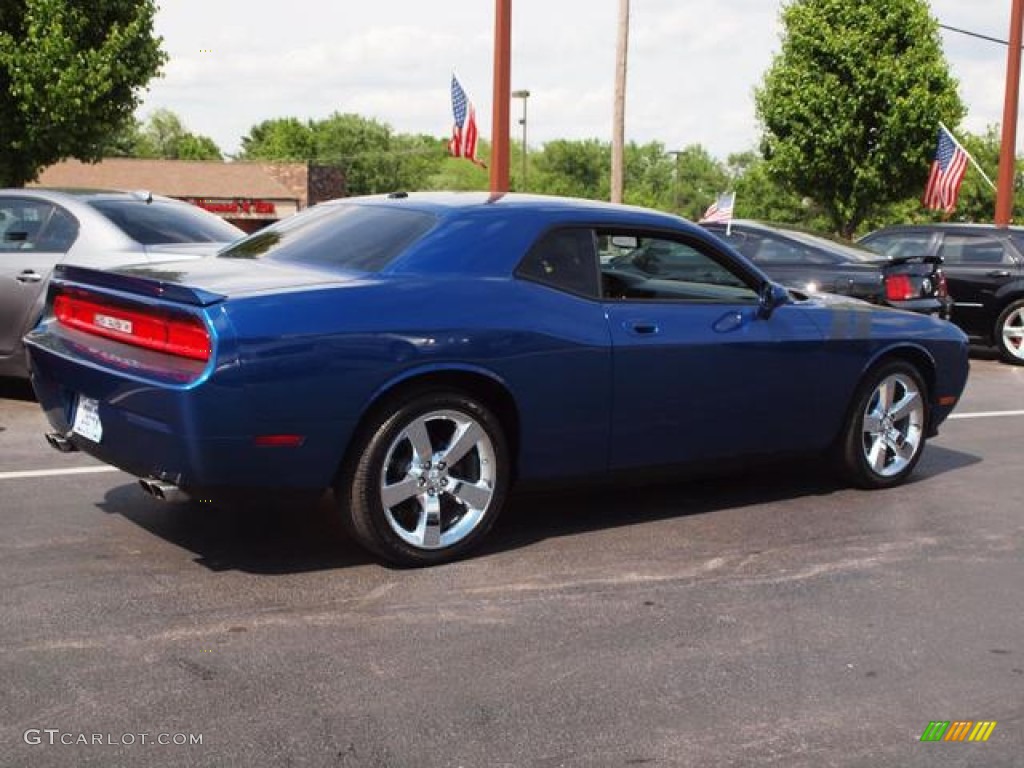 2009 Challenger R/T - Deep Water Blue Pearl Coat / Dark Slate Gray photo #3