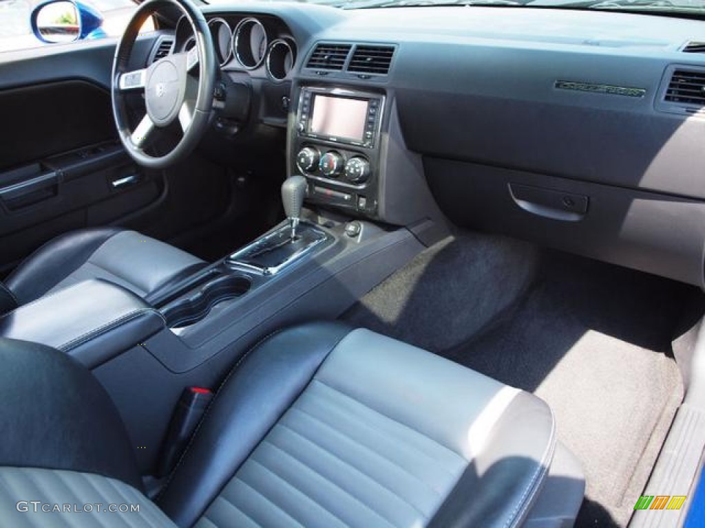 2009 Challenger R/T - Deep Water Blue Pearl Coat / Dark Slate Gray photo #11