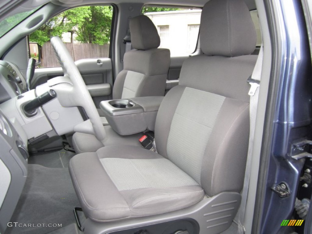 2004 F150 XLT SuperCrew 4x4 - Medium Wedgewood Blue Metallic / Medium/Dark Flint photo #13