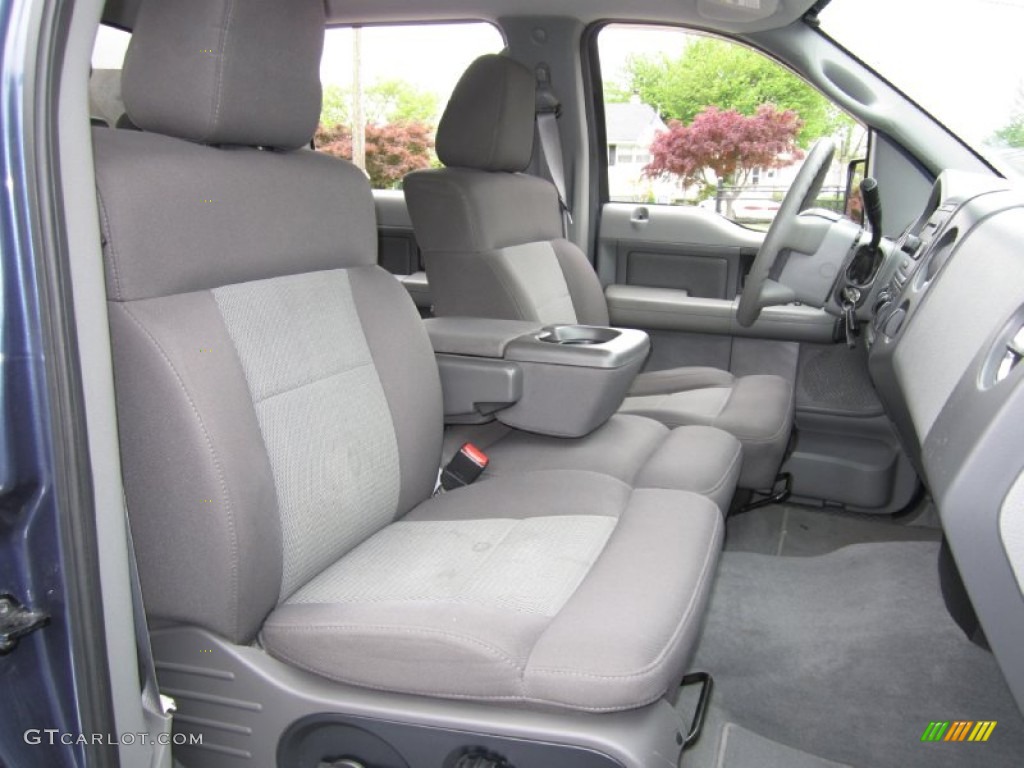 2004 F150 XLT SuperCrew 4x4 - Medium Wedgewood Blue Metallic / Medium/Dark Flint photo #14