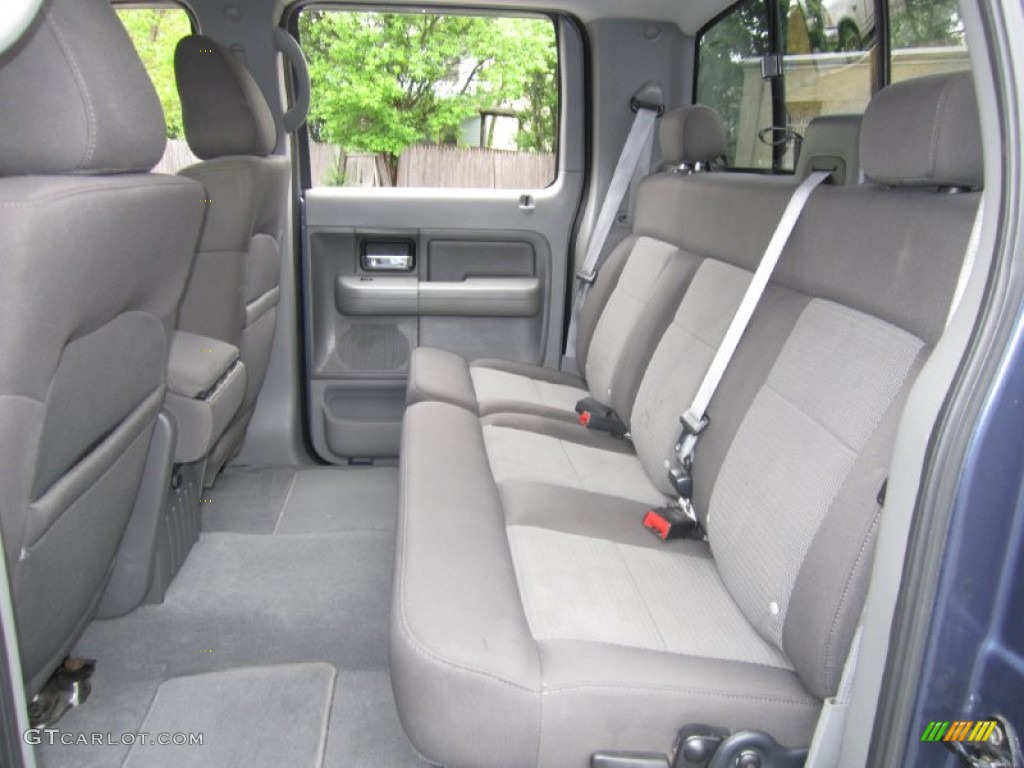 2004 F150 XLT SuperCrew 4x4 - Medium Wedgewood Blue Metallic / Medium/Dark Flint photo #16