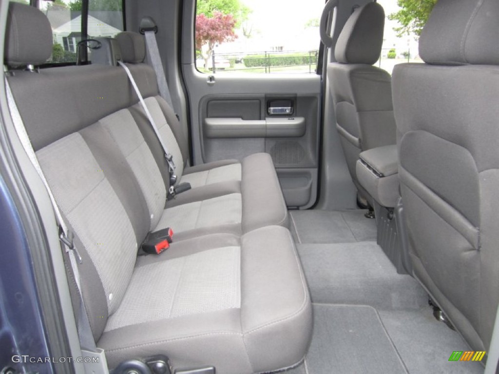 2004 F150 XLT SuperCrew 4x4 - Medium Wedgewood Blue Metallic / Medium/Dark Flint photo #17
