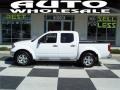 2011 Avalanche White Nissan Frontier SV Crew Cab 4x4  photo #1