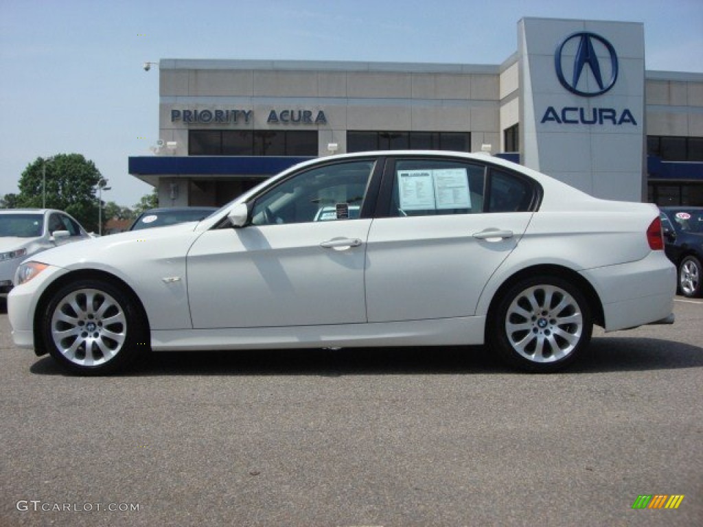 2008 3 Series 328xi Sedan - Alpine White / Terra Dakota Leather photo #3