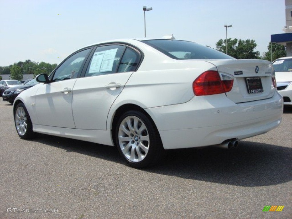 2008 3 Series 328xi Sedan - Alpine White / Terra Dakota Leather photo #4