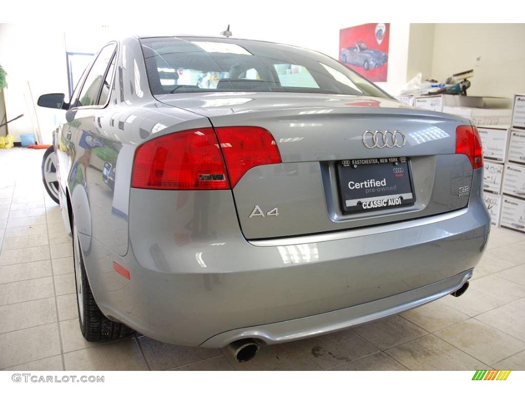 2008 A4 3.2 Quattro S-Line Sedan - Quartz Grey Metallic / Black photo #10