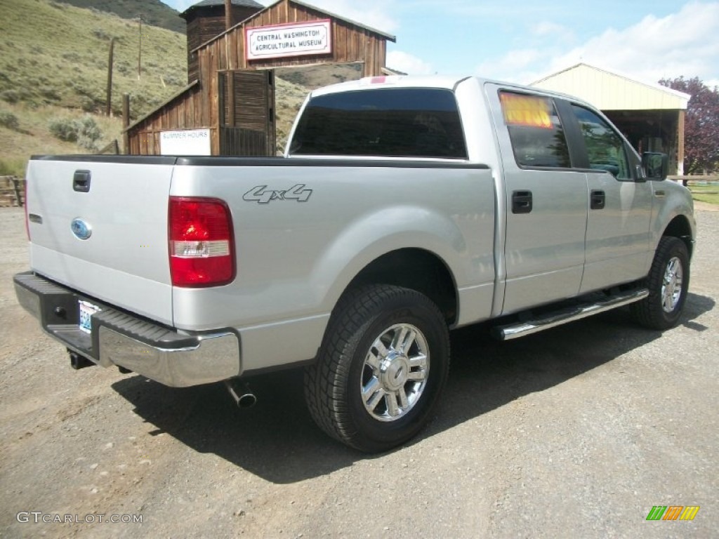 2006 F150 XLT SuperCrew 4x4 - Silver Metallic / Medium/Dark Flint photo #2