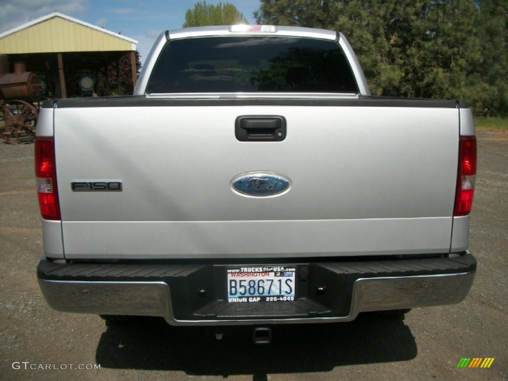 2006 F150 XLT SuperCrew 4x4 - Silver Metallic / Medium/Dark Flint photo #3