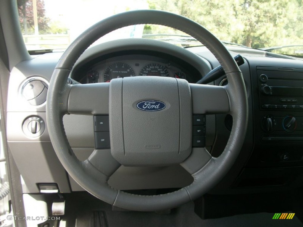 2006 F150 XLT SuperCrew 4x4 - Silver Metallic / Medium/Dark Flint photo #13