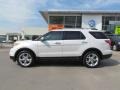 2011 White Platinum Tri-Coat Ford Explorer Limited  photo #2