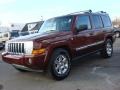 2007 Red Rock Pearl Jeep Commander Limited 4x4  photo #2