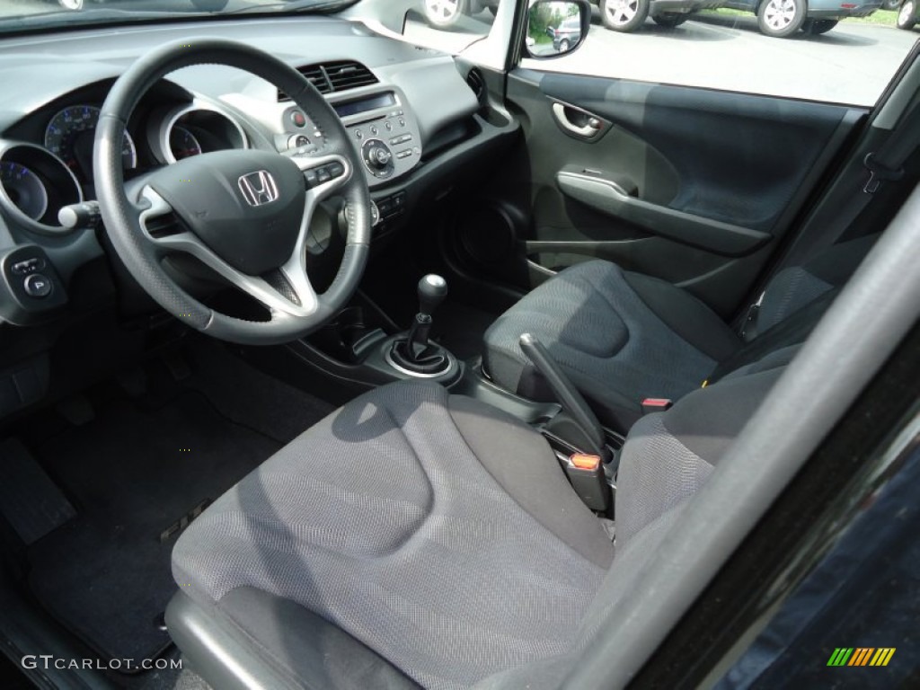 Sport Black Interior 2011 Honda Fit Sport Photo #64727949