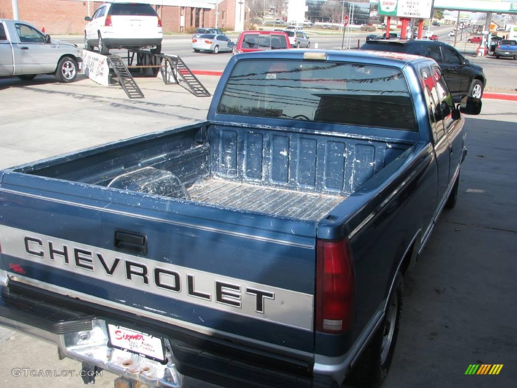 1992 C/K C1500 Extended Cab - Catalina Blue Metallic / Blue photo #6