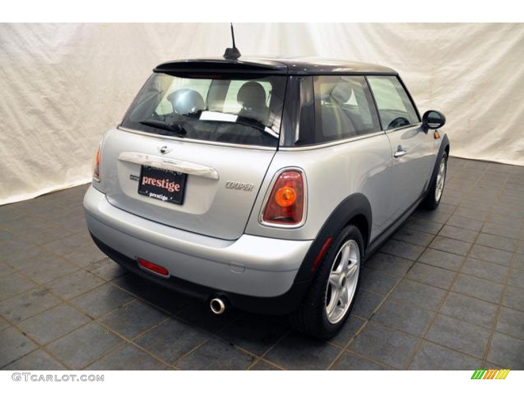 2007 Cooper Hardtop - Pure Silver Metallic / Grey/Carbon Black photo #2