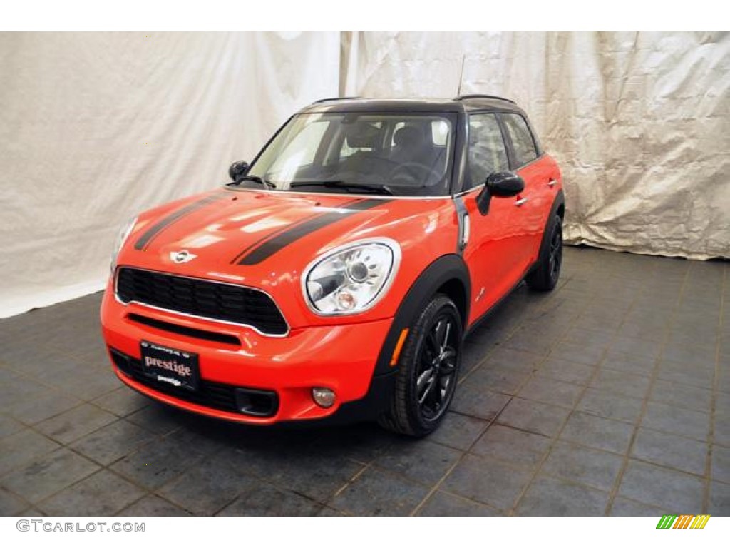 2011 Cooper S Countryman All4 AWD - Pure Red / Carbon Black photo #1