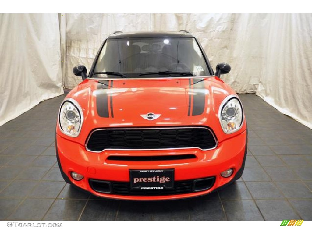 2011 Cooper S Countryman - Pure Red / Carbon Black photo #13