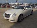 White Diamond Tricoat 2011 Cadillac CTS Coupe