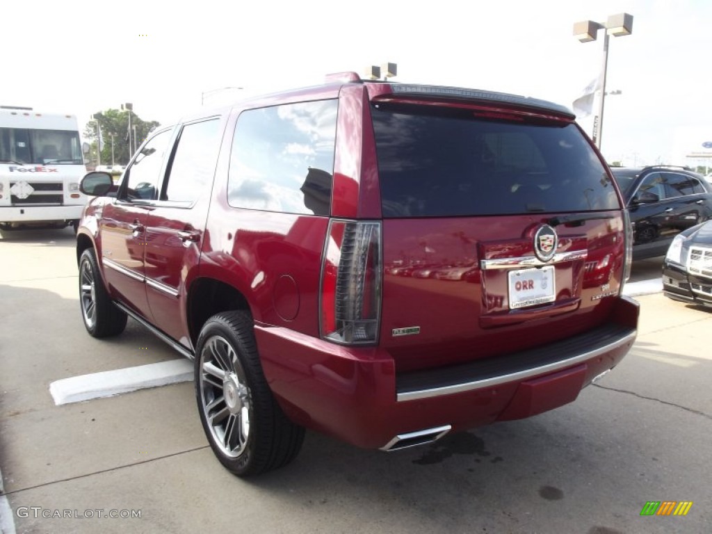 2012 Escalade Premium - Crystal Red Tintcoat / Ebony/Ebony photo #4