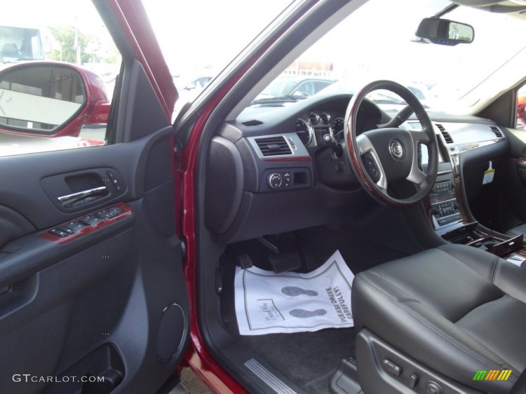 2012 Escalade Premium - Crystal Red Tintcoat / Ebony/Ebony photo #11