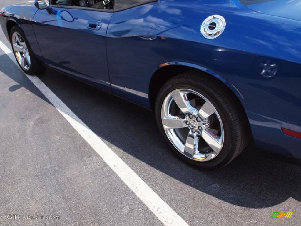 2009 Challenger R/T - Deep Water Blue Pearl Coat / Dark Slate Gray photo #4