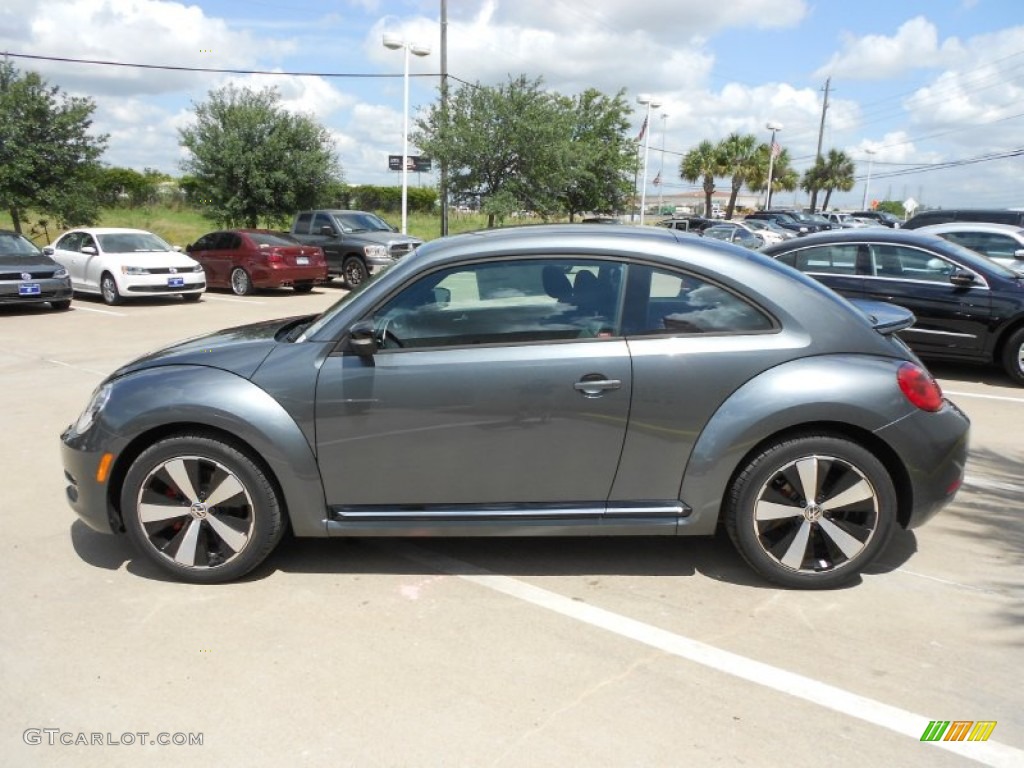 Platinum Gray Metallic 2012 Volkswagen Beetle Turbo Exterior Photo #64732149