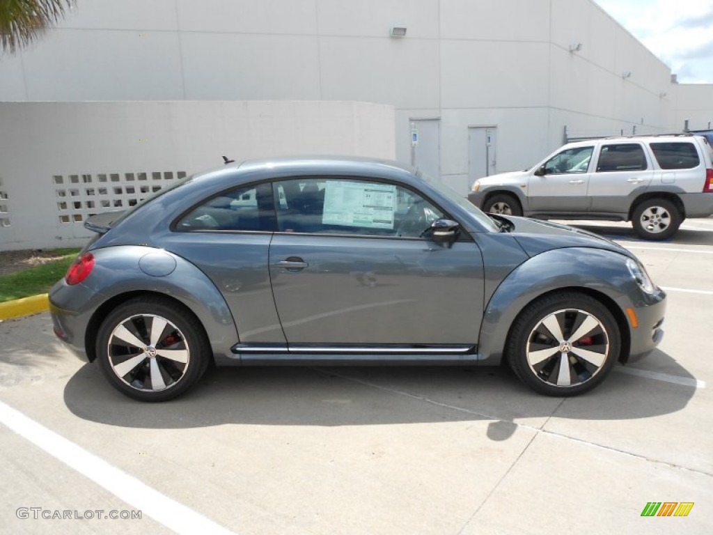Platinum Gray Metallic 2012 Volkswagen Beetle Turbo Exterior Photo #64732188