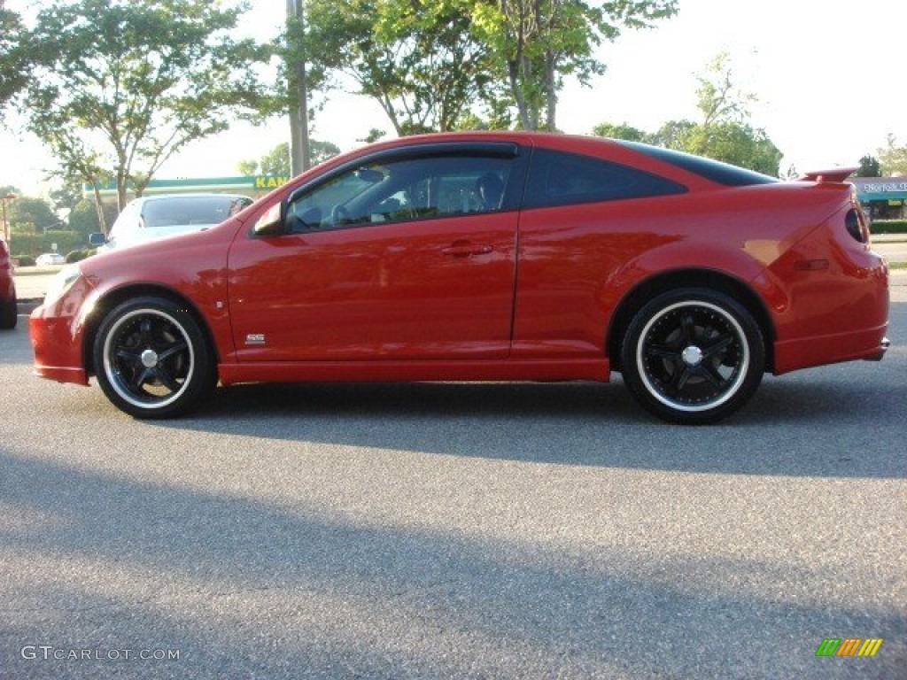 2007 Cobalt SS Supercharged Coupe - Victory Red / Ebony photo #5