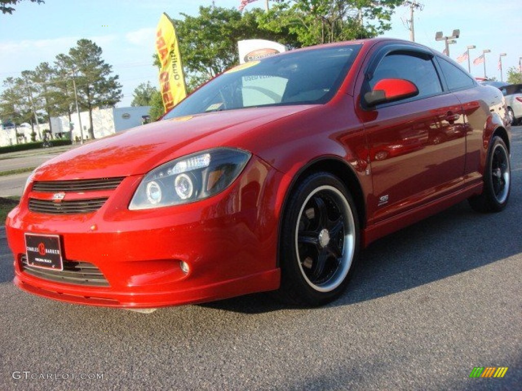 2007 Cobalt SS Supercharged Coupe - Victory Red / Ebony photo #6