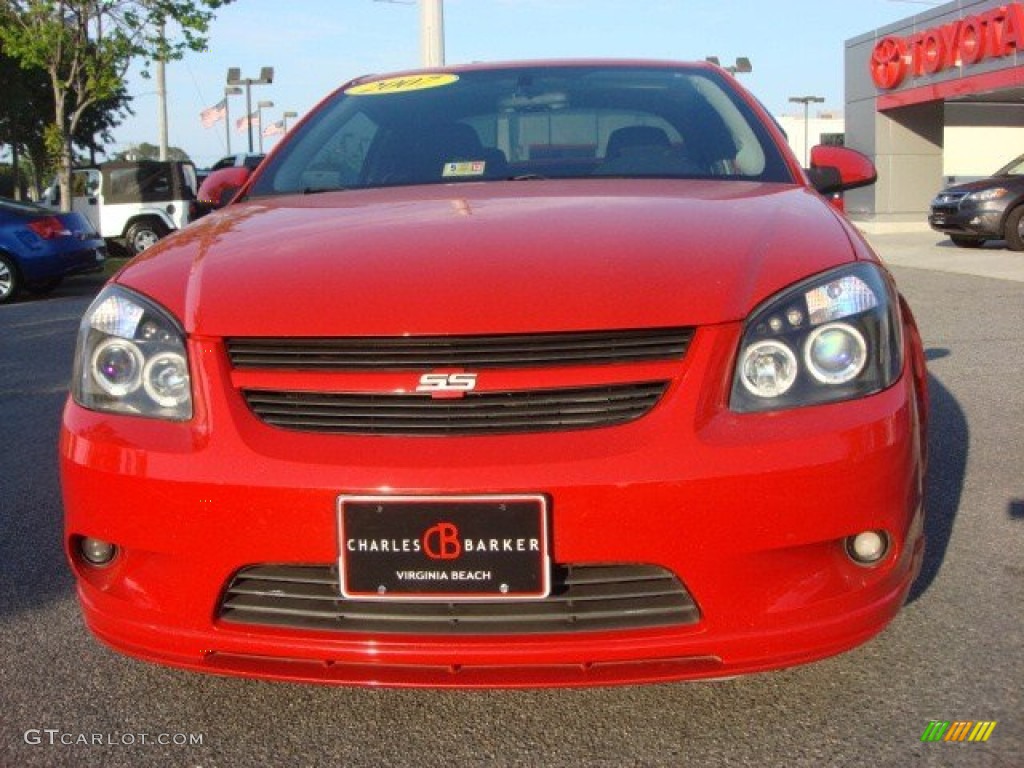 2007 Cobalt SS Supercharged Coupe - Victory Red / Ebony photo #7