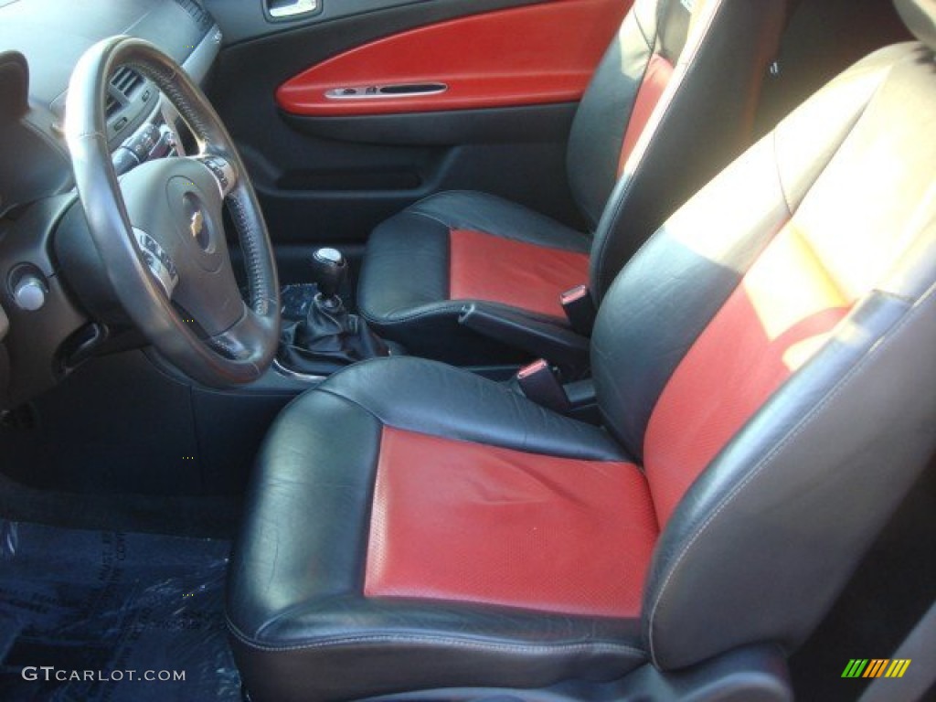 Ebony Interior 2007 Chevrolet Cobalt Ss Supercharged Coupe