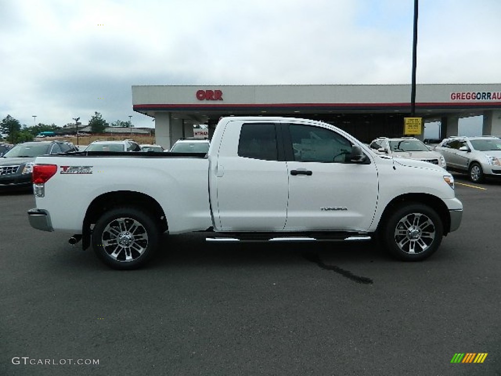 2012 Tundra TSS Double Cab - Super White / Graphite photo #2