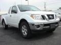 2011 Avalanche White Nissan Frontier SV V6 King Cab 4x4  photo #1